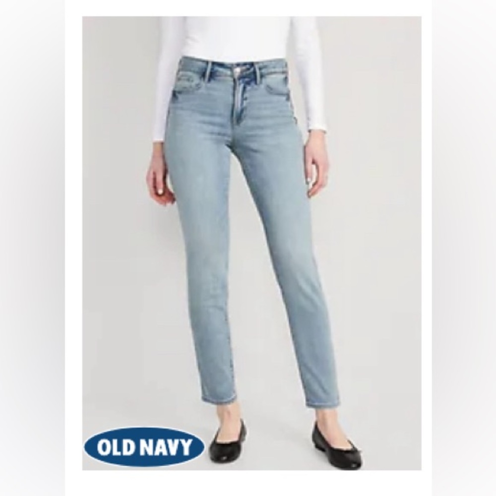 NWT Size 22 Old Navy Power Slim Straight Jeans